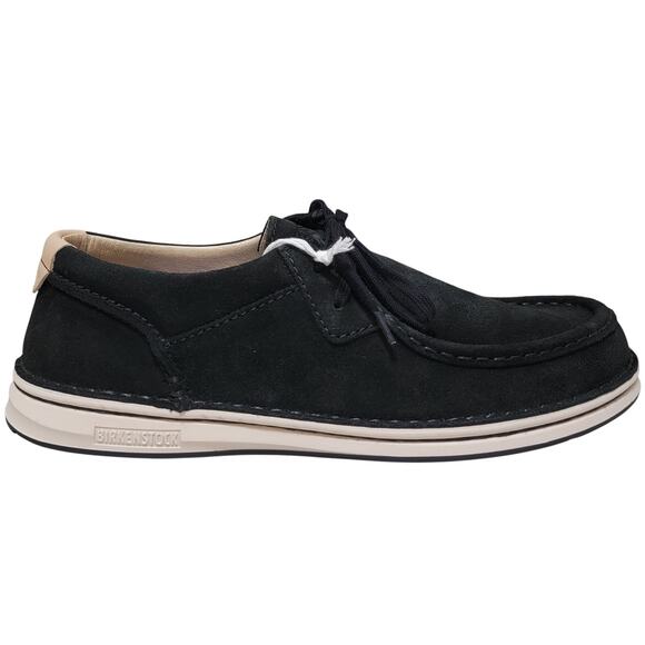 Birkenstock Men Suede Chukka Moccasin Loafers Pasadena Size US 11 EU 44 Black main image 5